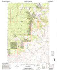 Download a high-resolution, GPS-compatible USGS topo map for Castle Town, MT (1997 edition)
