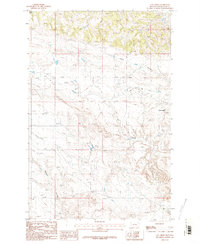 Download a high-resolution, GPS-compatible USGS topo map for Cat Creek, MT (1986 edition)