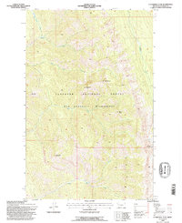 Download a high-resolution, GPS-compatible USGS topo map for Cathedral Peak, MT (1997 edition)