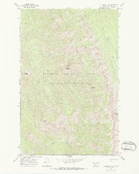 Download a high-resolution, GPS-compatible USGS topo map for Cathedral Peak, MT (1986 edition)