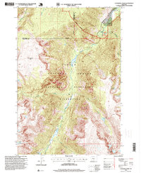 Download a high-resolution, GPS-compatible USGS topo map for Cathedral Point, MT (1999 edition)