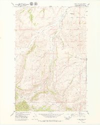 Download a high-resolution, GPS-compatible USGS topo map for Cayuse Basin, MT (1979 edition)