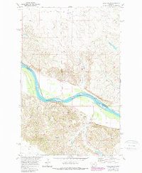 Download a high-resolution, GPS-compatible USGS topo map for Cedar Coulee, MT (1989 edition)