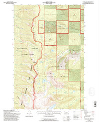 Download a high-resolution, GPS-compatible USGS topo map for Cedar Lake, MT (1996 edition)