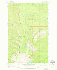 Download a high-resolution, GPS-compatible USGS topo map for Cedar Lake, MT (1968 edition)