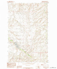Download a high-resolution, GPS-compatible USGS topo map for Cement Hill, MT (1984 edition)