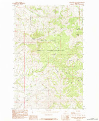 Download a high-resolution, GPS-compatible USGS topo map for Centennial Mountain, MT (1984 edition)