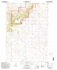 Download a high-resolution, GPS-compatible USGS topo map for Chalk Buttes, MT (1996 edition)