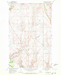 Download a high-resolution, GPS-compatible USGS topo map for Chapman Coulee, MT (1972 edition)