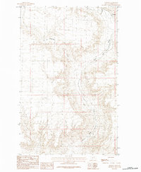 Download a high-resolution, GPS-compatible USGS topo map for Chapman, MT (1984 edition)