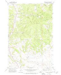 Download a high-resolution, GPS-compatible USGS topo map for Charcoal Gulch, MT (1974 edition)