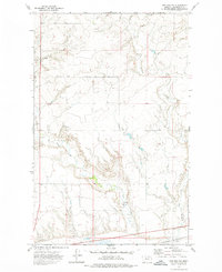 Download a high-resolution, GPS-compatible USGS topo map for Chelsea NW, MT (1975 edition)