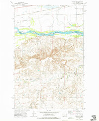 Download a high-resolution, GPS-compatible USGS topo map for Chelsea SW, MT (1975 edition)