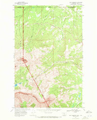 Download a high-resolution, GPS-compatible USGS topo map for Chief Mountain, MT (1972 edition)