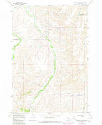 Download a high-resolution, GPS-compatible USGS topo map for Chilkoot Coulee, MT (1980 edition)