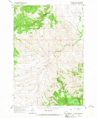 Download a high-resolution, GPS-compatible USGS topo map for Chimney Lakes, MT (1967 edition)