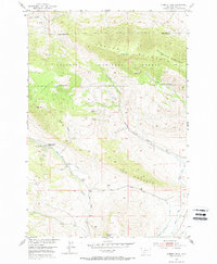 Download a high-resolution, GPS-compatible USGS topo map for Chimney Rock, MT (1970 edition)