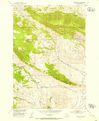 Download a high-resolution, GPS-compatible USGS topo map for Chimney Rock, MT (1953 edition)