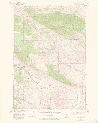 Download a high-resolution, GPS-compatible USGS topo map for Chimney Rock, MT (1970 edition)