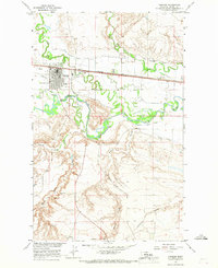 Download a high-resolution, GPS-compatible USGS topo map for Chinnok, MT (1967 edition)