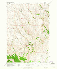 Download a high-resolution, GPS-compatible USGS topo map for Christensen Ranch, MT (1964 edition)