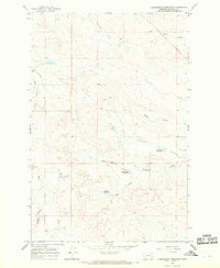 Download a high-resolution, GPS-compatible USGS topo map for Christensen Reservoir, MT (1969 edition)