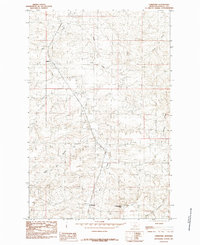 Download a high-resolution, GPS-compatible USGS topo map for Christina, MT (1985 edition)