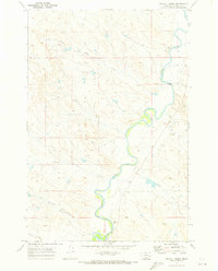 Download a high-resolution, GPS-compatible USGS topo map for Circle L Creek, MT (1973 edition)