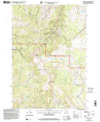 Download a high-resolution, GPS-compatible USGS topo map for Cirque Lake, MT (2002 edition)