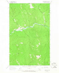 Download a high-resolution, GPS-compatible USGS topo map for Clark Mountain, MT (1966 edition)