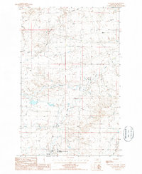Download a high-resolution, GPS-compatible USGS topo map for Cleveland NW, MT (1987 edition)