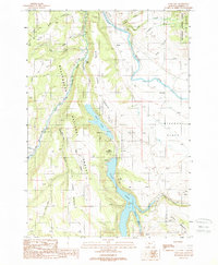 Download a high-resolution, GPS-compatible USGS topo map for Cliff Lake, MT (1989 edition)