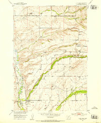 Download a high-resolution, GPS-compatible USGS topo map for Clyde Park, MT (1953 edition)