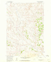 preview thumbnail of historical topo map of Yellowstone County, MT in 1960