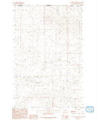 Download a high-resolution, GPS-compatible USGS topo map for Coal Mine Creek West, MT (1984 edition)