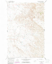 Download a high-resolution, GPS-compatible USGS topo map for Coal Mine Hill, MT (1987 edition)