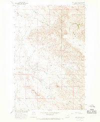 Download a high-resolution, GPS-compatible USGS topo map for Coal Mine Hill, MT (1969 edition)