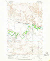 Download a high-resolution, GPS-compatible USGS topo map for Coburg, MT (1967 edition)