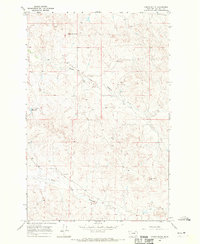 Download a high-resolution, GPS-compatible USGS topo map for Coffin Butte, MT (1970 edition)
