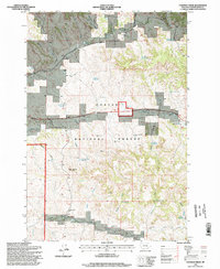 Download a high-resolution, GPS-compatible USGS topo map for Coleman%20Draw, MT (1998 edition)