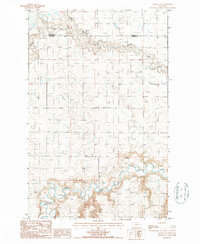 Download a high-resolution, GPS-compatible USGS topo map for Collins NW, MT (1987 edition)