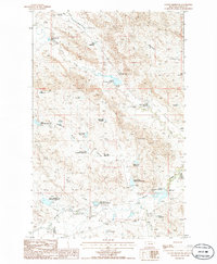 preview thumbnail of historical topo map of Valley County, MT in 1985