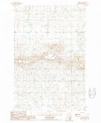 Download a high-resolution, GPS-compatible USGS topo map for Collins SE, MT (1987 edition)