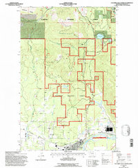 Download a high-resolution, GPS-compatible USGS topo map for Columbia Falls North, MT (1997 edition)
