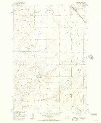 preview thumbnail of historical topo map of Yellowstone County, MT in 1956