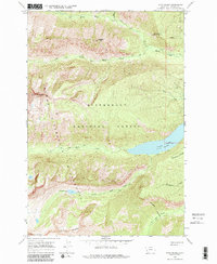 Download a high-resolution, GPS-compatible USGS topo map for Como Peaks, MT (1986 edition)