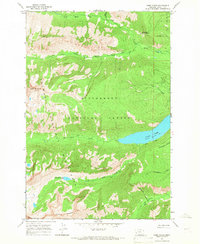 Download a high-resolution, GPS-compatible USGS topo map for Como Peaks, MT (1968 edition)