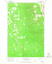 Download a high-resolution, GPS-compatible USGS topo map for Condon, MT (1968 edition)