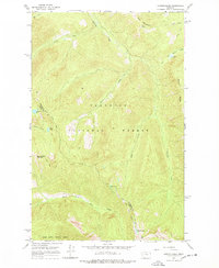 preview thumbnail of historical topo map of Flathead County, MT in 1965