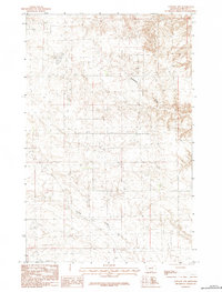 Download a high-resolution, GPS-compatible USGS topo map for Content NW, MT (1984 edition)
